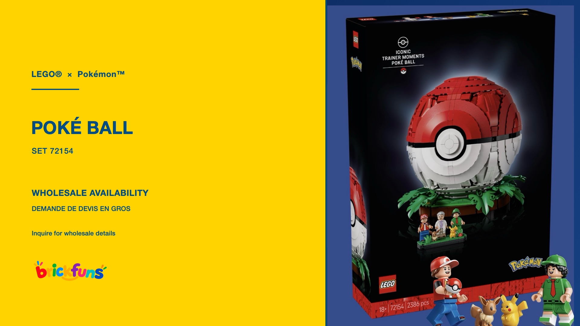 LEGO Pokémon Poké Ball 72154